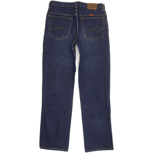 Wrangler Hero Men Blue Straight Regular Jeans W33 L31