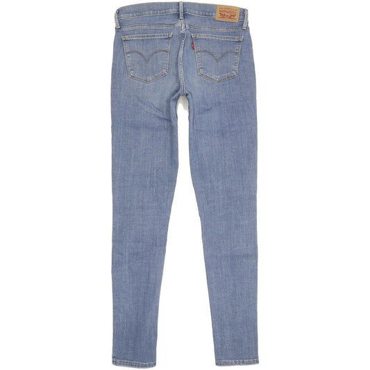 Levi's 710 Super Women Blue Skinny Slim Stretch Jeans W28 L30