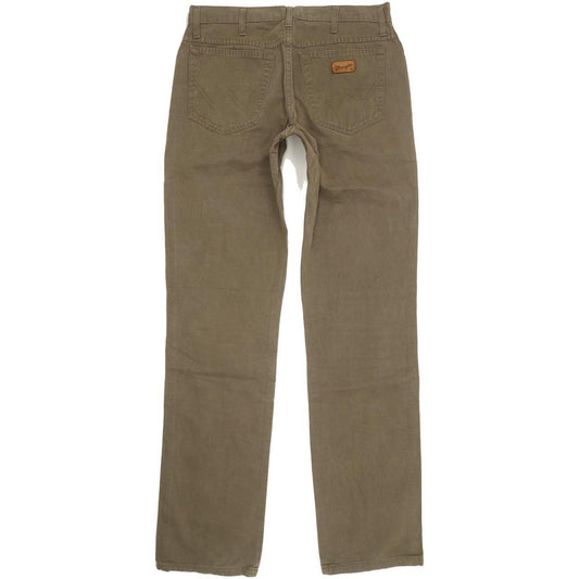 Wrangler Texas Men Khaki Straight Regular Jeans W33 L35