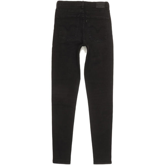 Levi's Mile Black Skinny Slim Stretch Jeans High Waisted W29 L31