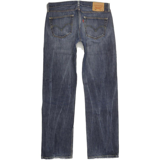Levi's 505 Men Blue Straight Regular Jeans W34 L33