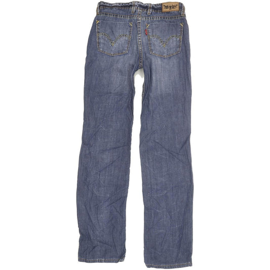 Levi's 627 Women Blue Straight Slim Jeans W27 L30