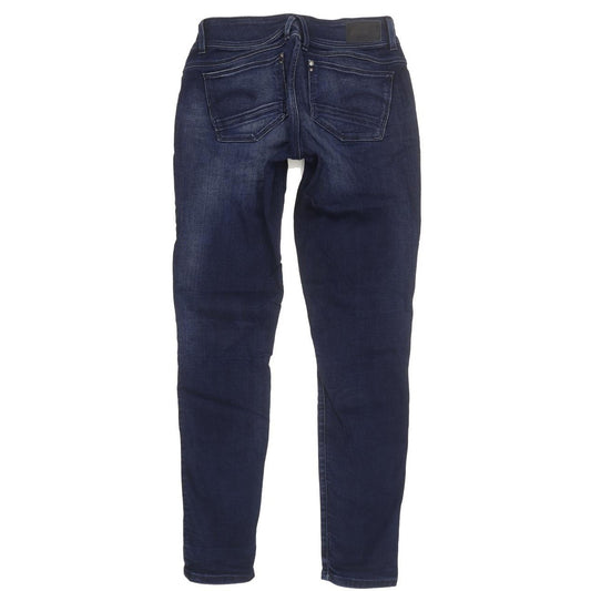 G-Star Lynn Zip Women Navy Skinny Slim Stretch Jeans W29 L31
