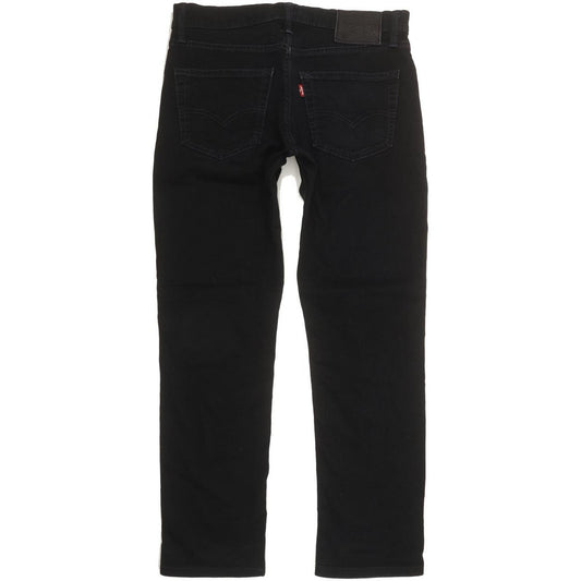 Levi's 511 Men Black Straight Slim Stretch Jeans W32 L29