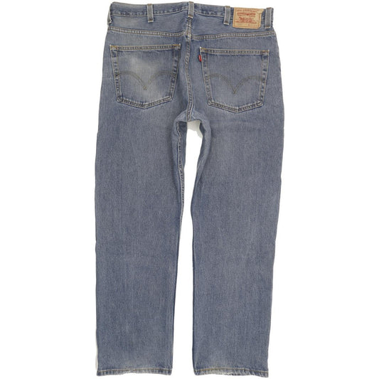 Levi's 505 Men Blue Straight Regular Jeans W38 L30