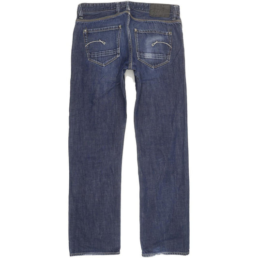 G-Star Porter Men Blue Straight Regular Jeans W36 L32