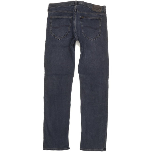 Lee Daren Men Blue Straight Slim Stretch Jeans W34 L33