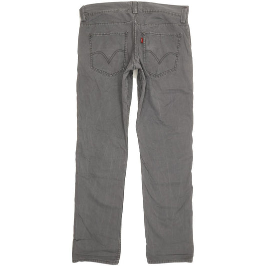Levi's 511 Men Grey Straight Slim Jeans W34 L31