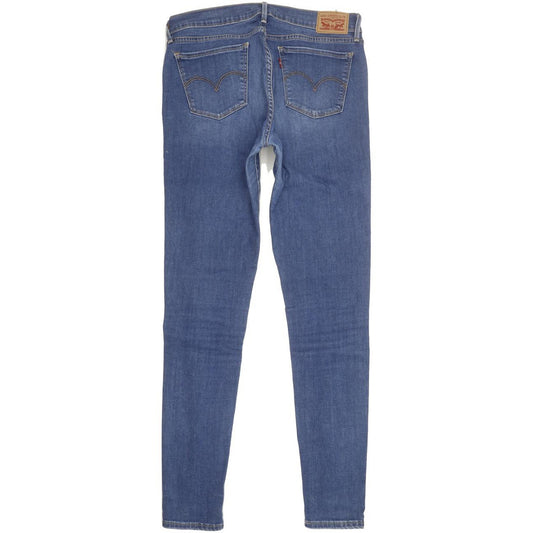 Levi's 710 Super Women Blue Skinny Slim Stretch Jeans W31 L32