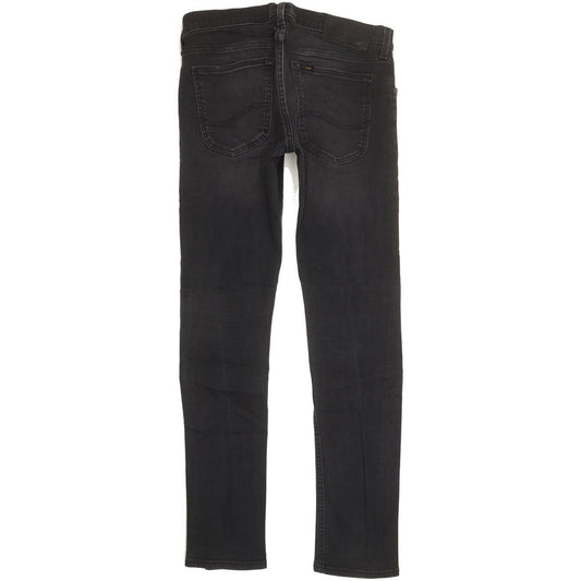 Lee Luke Men Black Skinny Slim Stretch Jeans W31 L31