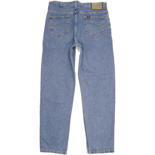 Lee Men Blue Straight Regular Jeans W37 L33