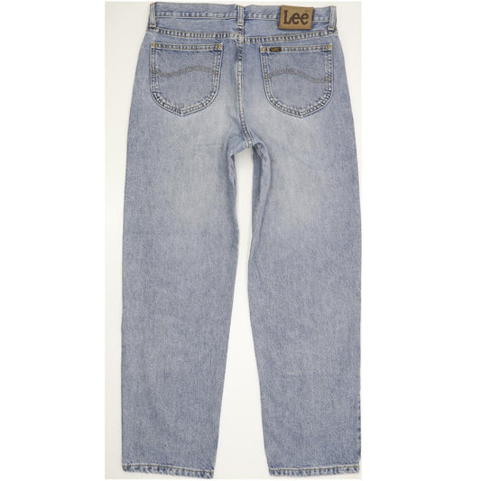 Lee Men Blue Straight Regular Jeans W34 L30