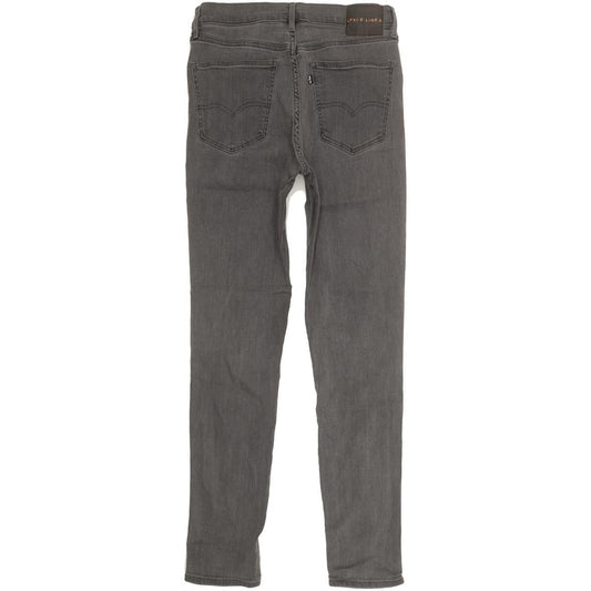 Levi's Line 8 Grey Skinny Slim Stretch Jeans High Waisted W29 L30
