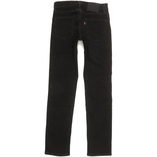 Levi's 511 Men Black Straight Slim Stretch Jeans W30 L31