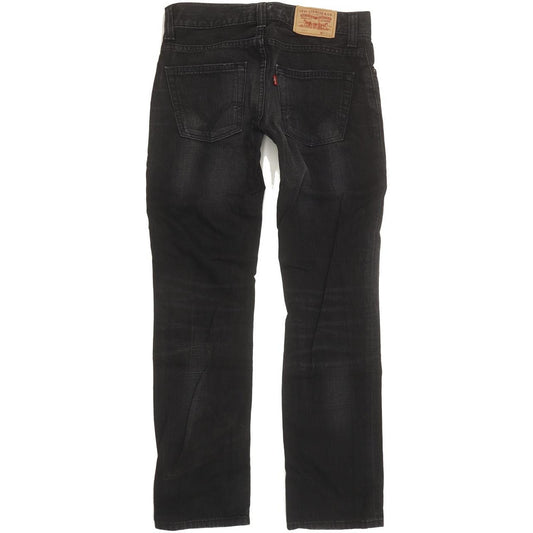 Levi's 511 Men Black Straight Slim Jeans W32 L31