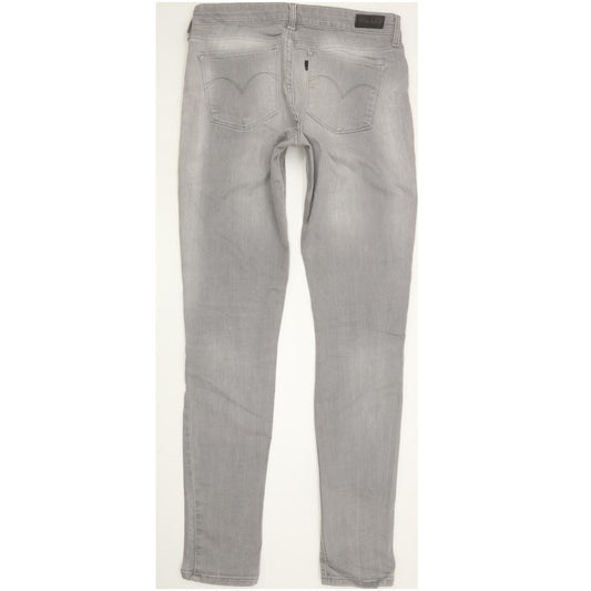 Levi's Demi Curve Women Grey Skinny Slim Stretch Jeans W29 L33