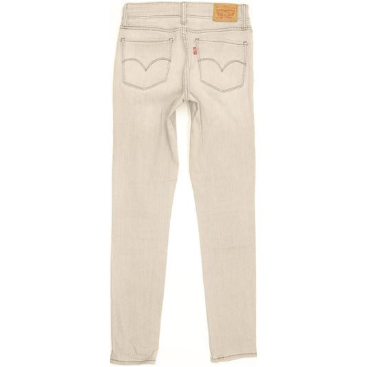Levi's 711 Women Grey Skinny Slim Stretch Jeans W27 L29