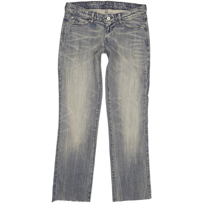 Levi's Demi Curve Women Blue Straight Slim Stretch Jeans W30 L30