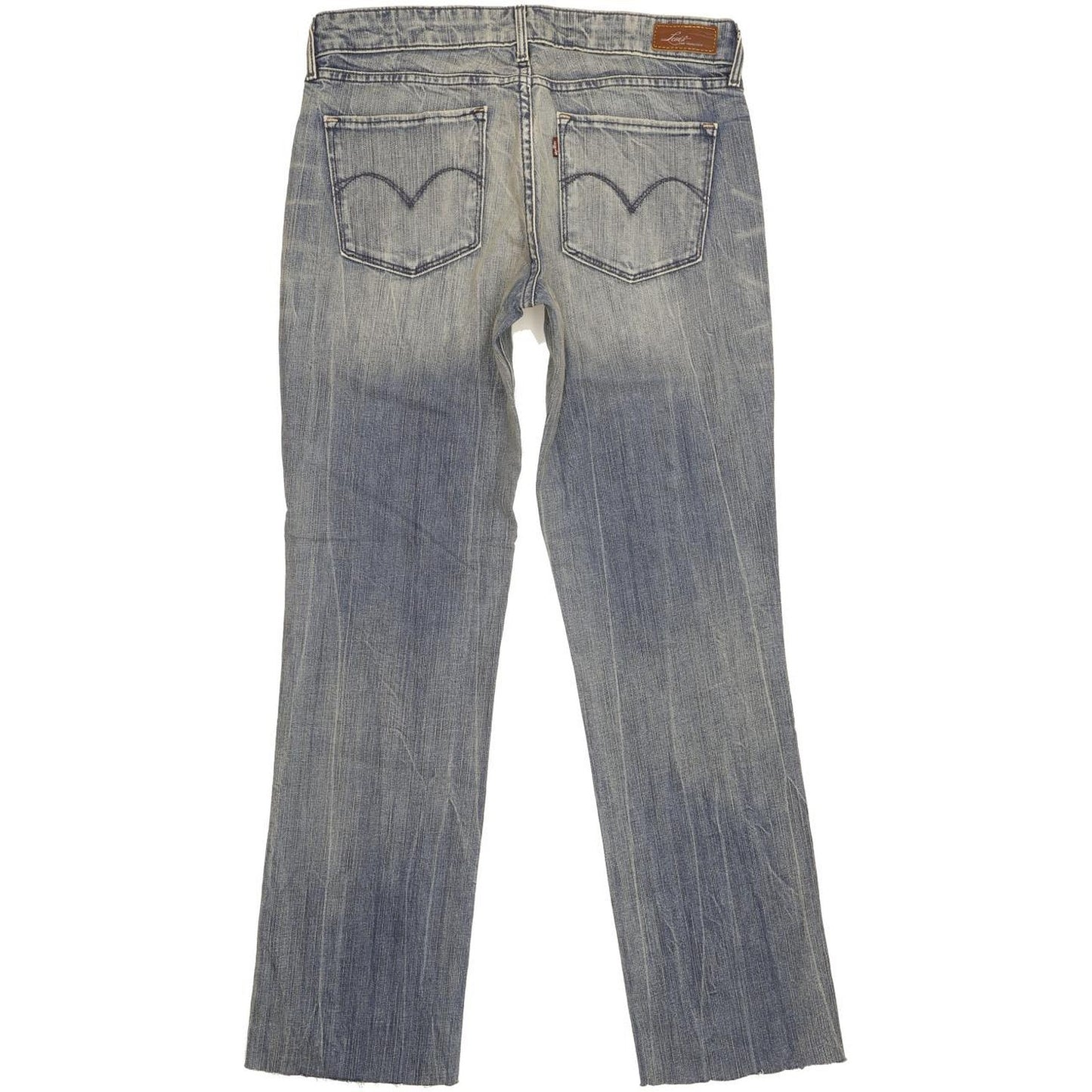 Levi's Demi Curve Women Blue Straight Slim Stretch Jeans W30 L30