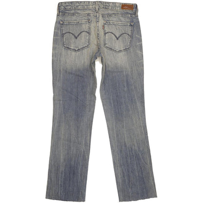 Levi's Demi Curve Women Blue Straight Slim Stretch Jeans W30 L30