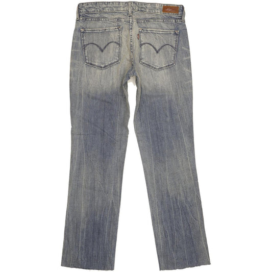 Levi's Demi Curve Women Blue Straight Slim Stretch Jeans W30 L30