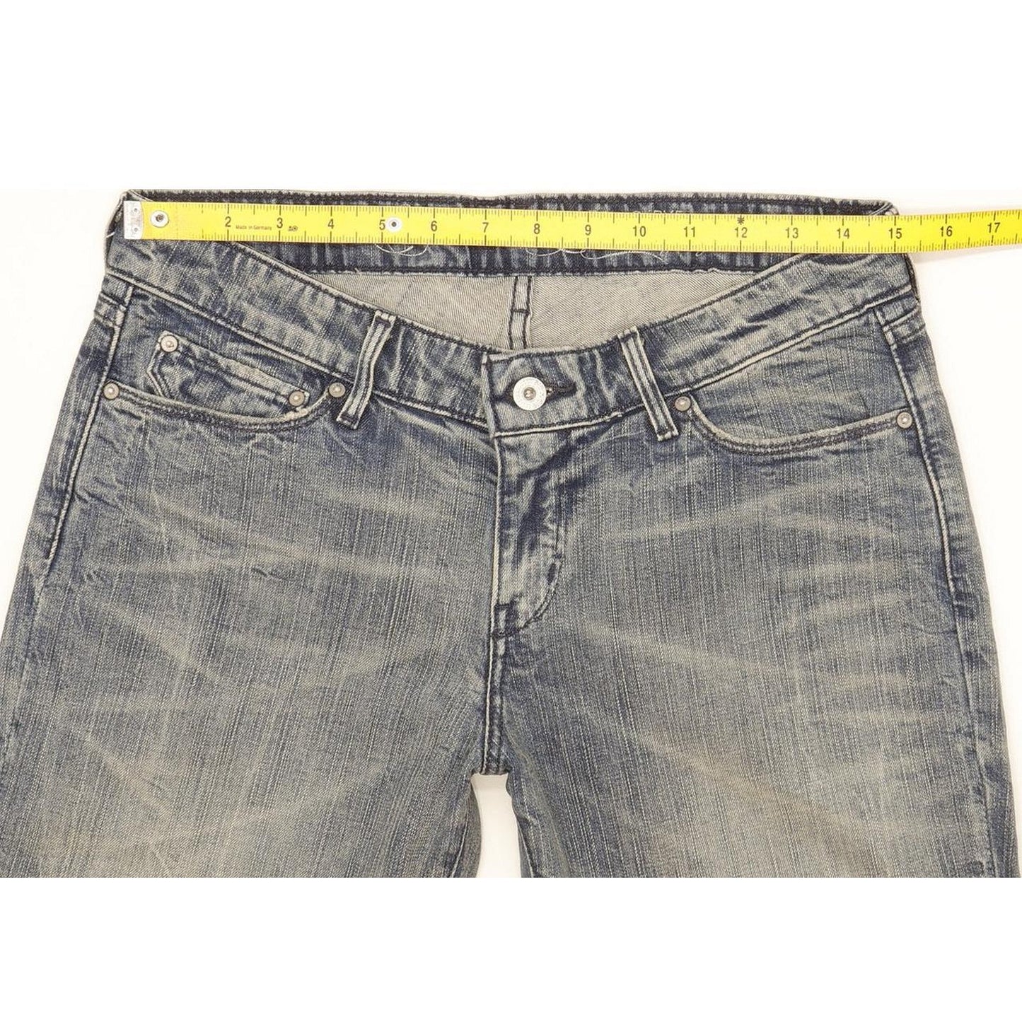 Levi's Demi Curve Women Blue Straight Slim Stretch Jeans W30 L30