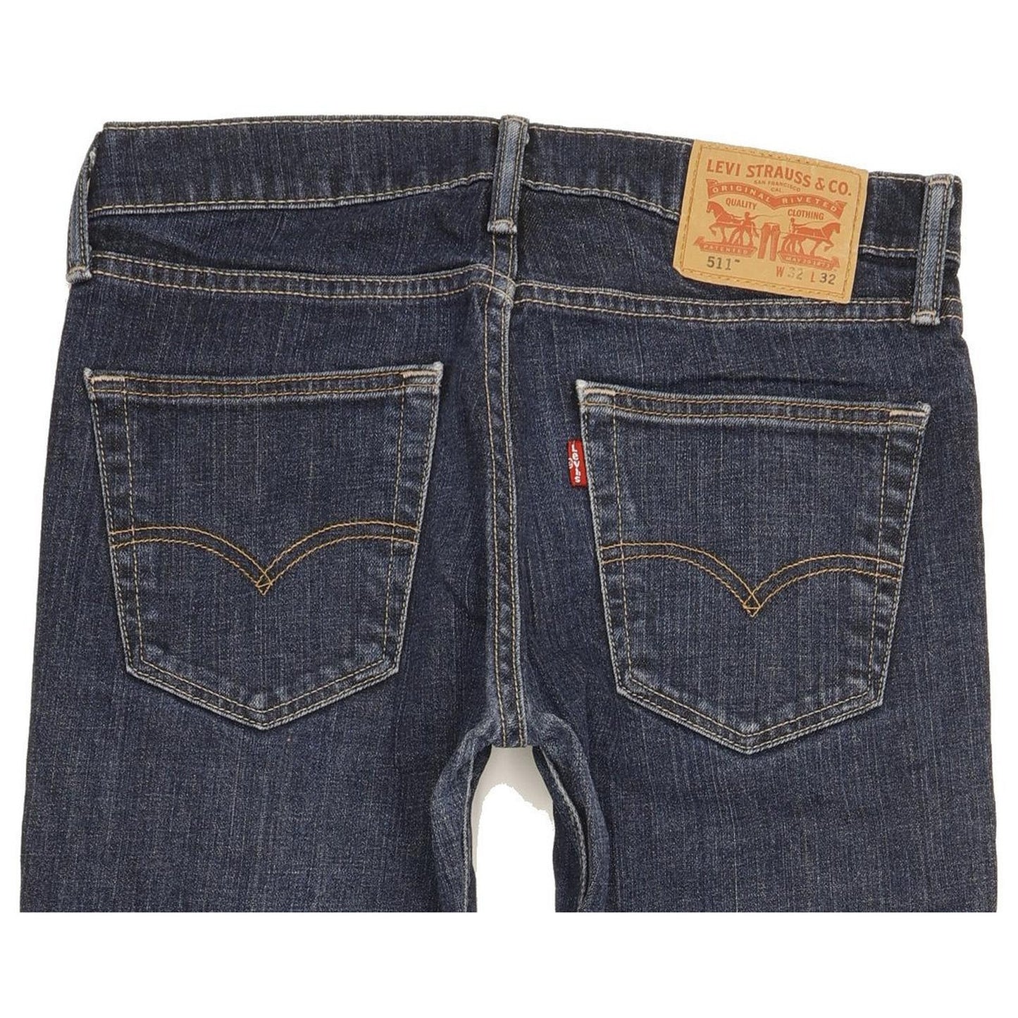 Levi's 511 Men Blue Straight Slim Stretch Jeans W32 L31