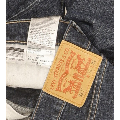 Levi's 511 Men Blue Straight Slim Stretch Jeans W32 L31