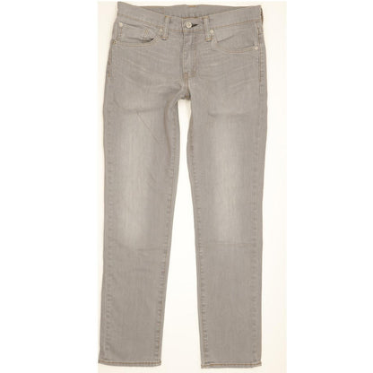 Levi's 511 Men Grey Straight Slim Stretch Jeans W31 L31