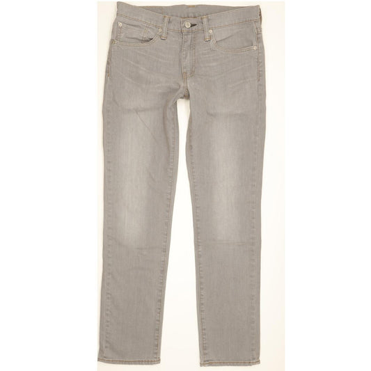 Levi's 511 Men Grey Straight Slim Stretch Jeans W31 L31