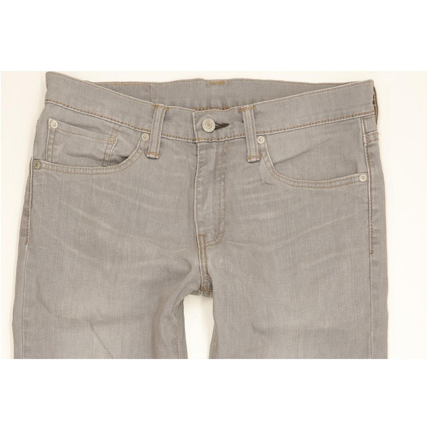 Levi's 511 Men Grey Straight Slim Stretch Jeans W31 L31