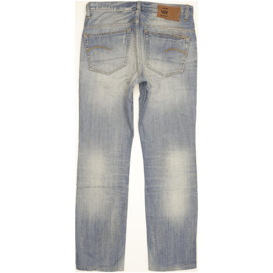 G-Star 3301 Men Blue Straight Loose Jeans W31 L31
