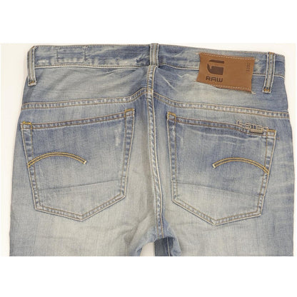 G-Star 3301 Men Blue Straight Loose Jeans W31 L31