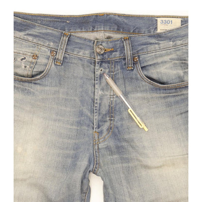 G-Star 3301 Men Blue Straight Loose Jeans W31 L31