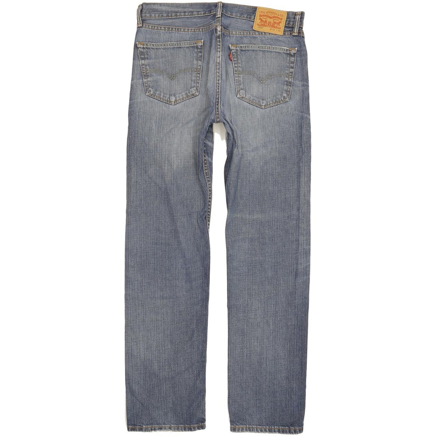 Levi's 505 Men Blue Straight Regular Jeans W34 L33