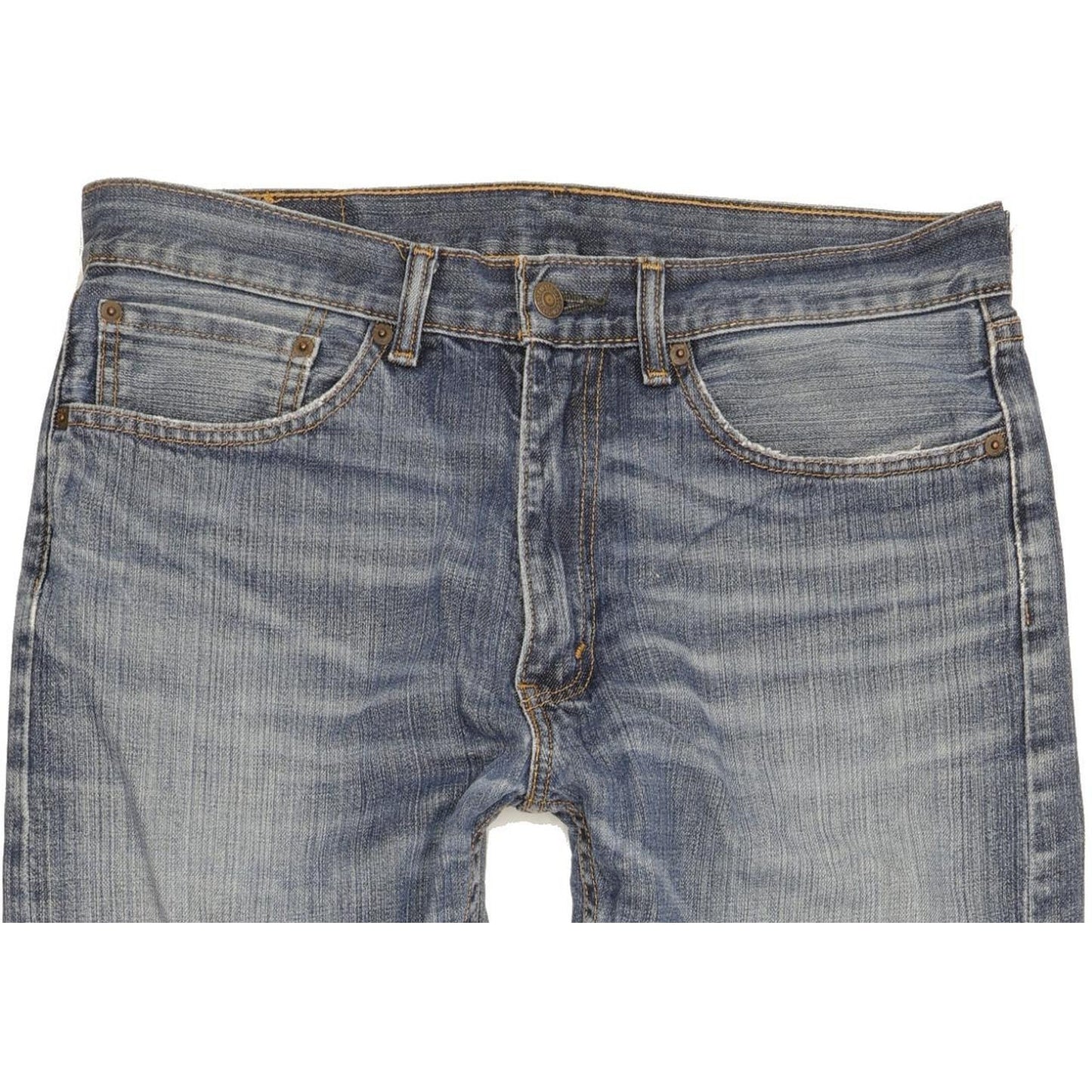 Levi's 505 Men Blue Straight Regular Jeans W34 L33