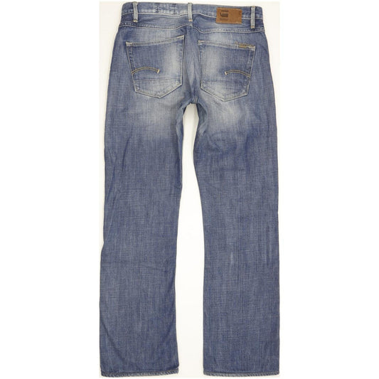 G-Star 3301 Correct Women Blue Straight Slim Jeans W28 L30
