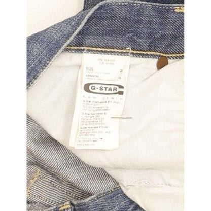 G-Star 3301 Correct Women Blue Straight Slim Jeans W28 L30