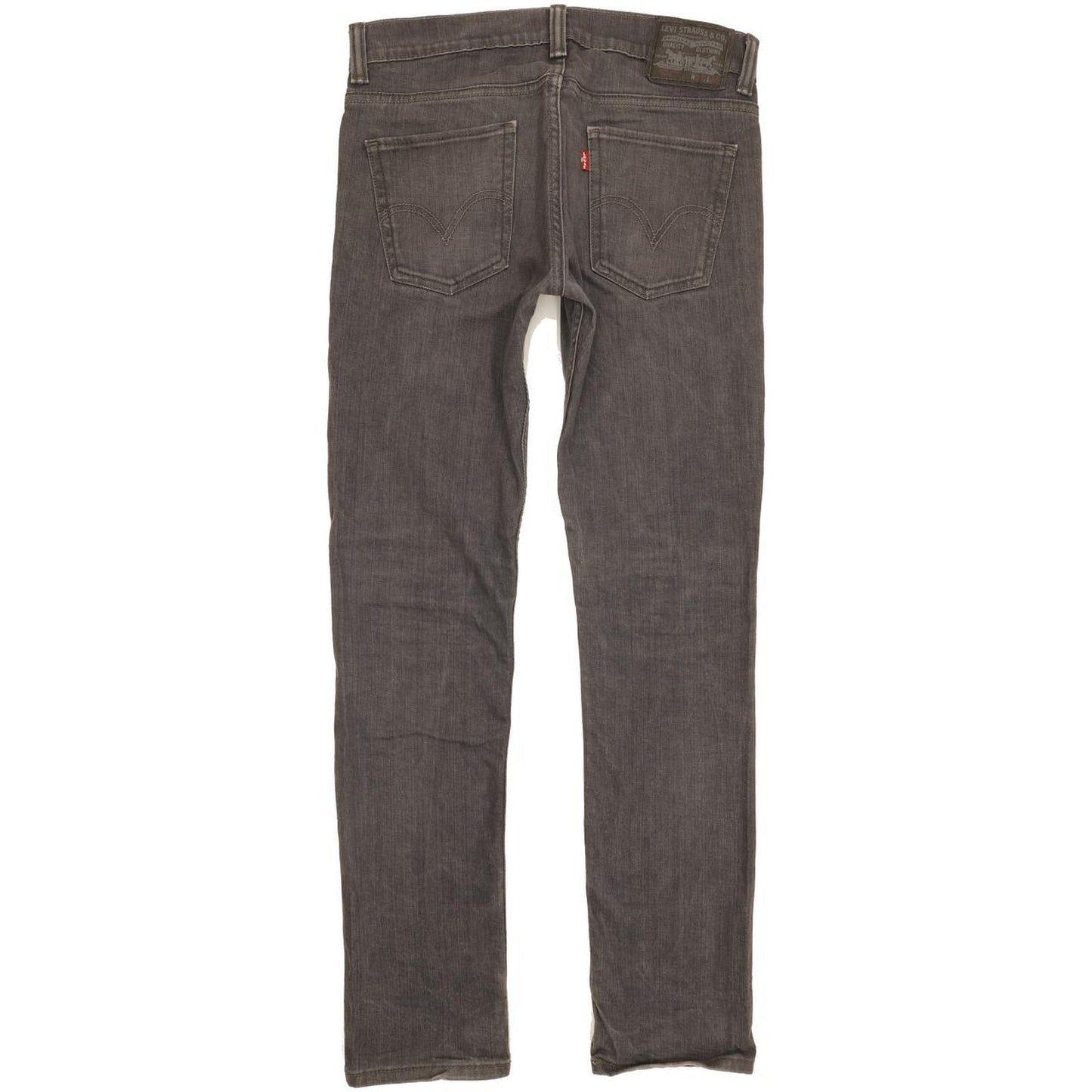 Levi's 511 Men Grey Straight Slim Stretch Jeans W33 L32