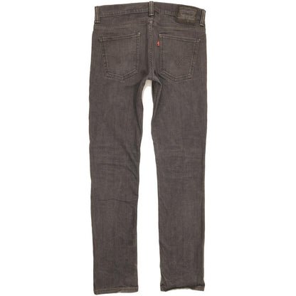 Levi's 511 Men Grey Straight Slim Stretch Jeans W33 L32