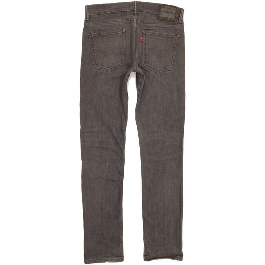 Levi's 511 Men Grey Straight Slim Stretch Jeans W33 L32
