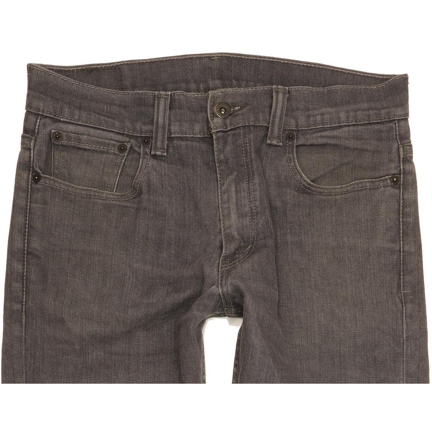 Levi's 511 Men Grey Straight Slim Stretch Jeans W33 L32