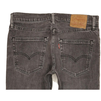 Levi's 511 Men Charcoal Straight Slim Jeans W31 L29