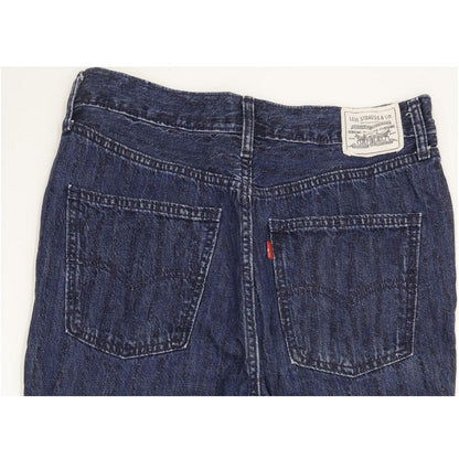 Levi's 70s Blue Straight Slim Jeans High Waisted W30 L28