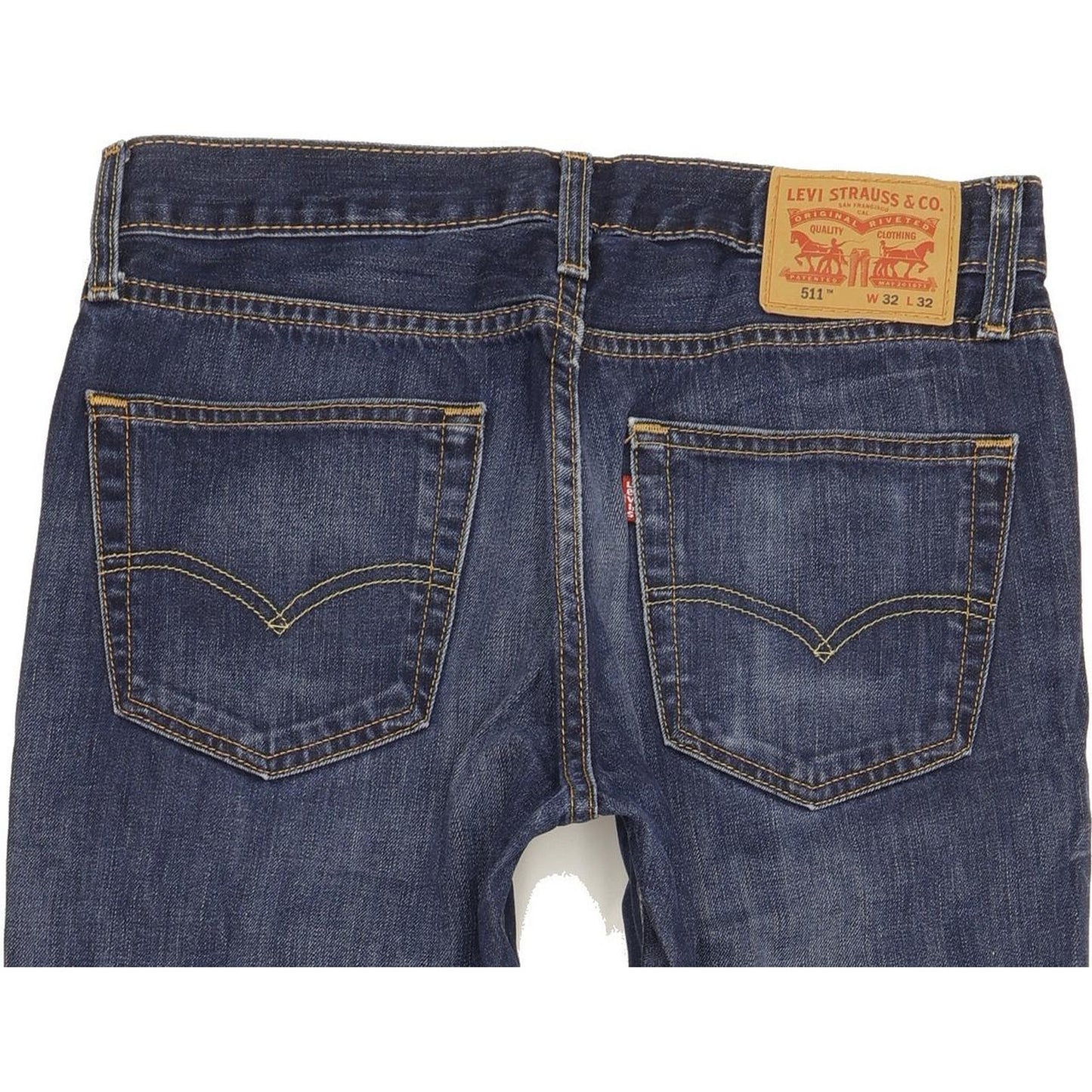 Levi's 511 Men Blue Straight Slim Jeans W32 L31