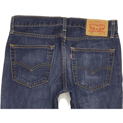 Levi's 511 Men Blue Straight Slim Jeans W32 L31