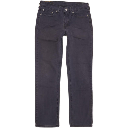 Levi's 514 Men Navy Straight Slim Stretch Jeans W31 L32