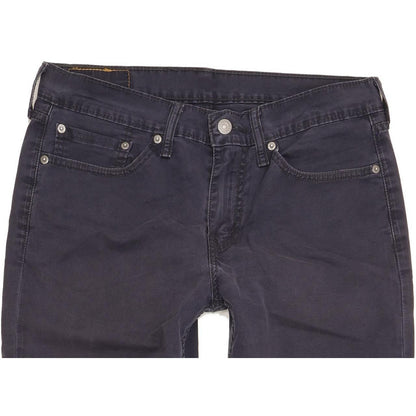 Levi's 514 Men Navy Straight Slim Stretch Jeans W31 L32