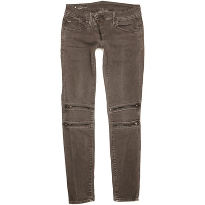 G-Star Lynn Custom Women Grey Skinny Slim Stretch Jeans W27 L31