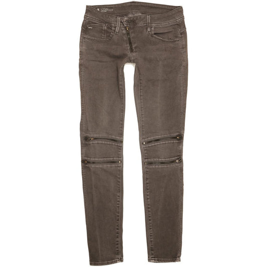G-Star Lynn Custom Women Grey Skinny Slim Stretch Jeans W27 L31